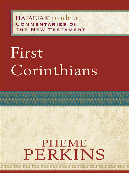 Title details for First Corinthians by Pheme Perkins - Available